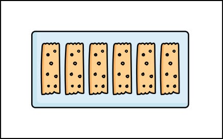 illustration-of-snack-bars-on-tray