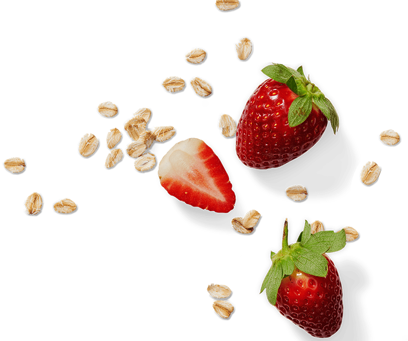 three-red-strawberries-and-scattered-oats
