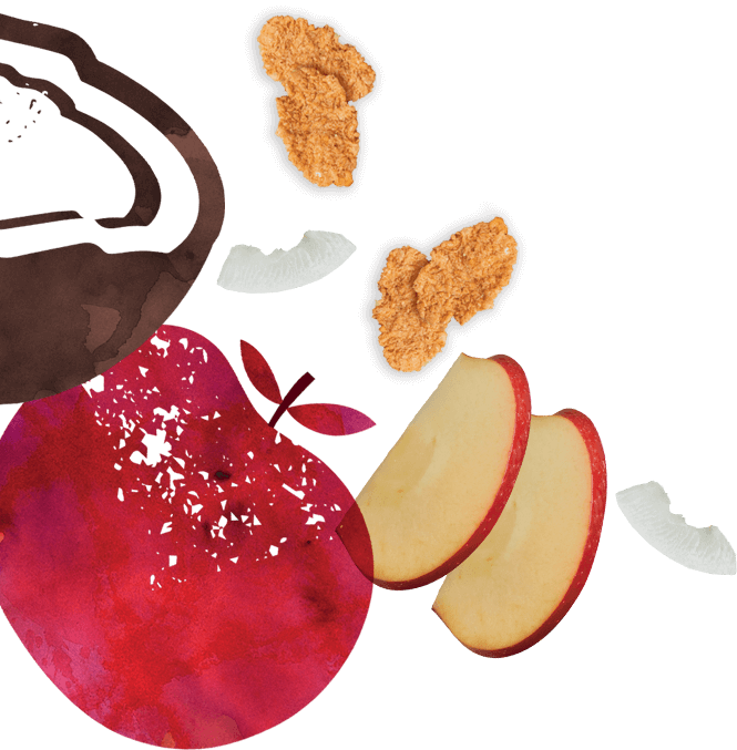 Flair #2 - Goodness Bowl Wholegrain Flakes Apple, Raspberry & Coconut