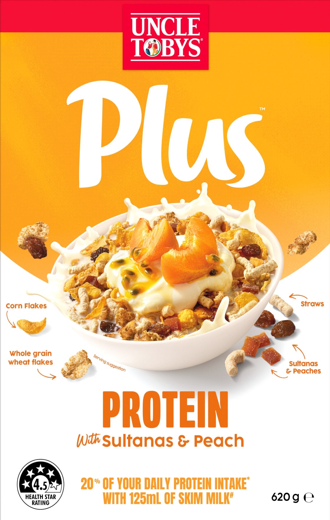 Uncle Tobys PLUS Protein