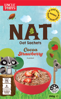 Uncle Tobys NAT™ Oat Porridge Sachets Cocoa Strawberry