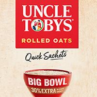 Uncle Tobys Quick Sachets Big Bowl