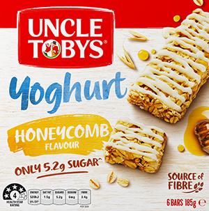 Uncle Tobys Muesli Bar Yoghurt Honeycomb