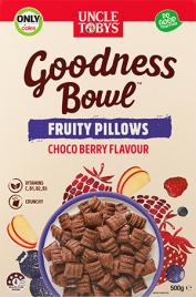 Goodness Bowl Fruity Pillows Choco Berry Flavour