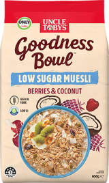 Goodness Bowl Low Sugar Muesli Berries & Coconut
